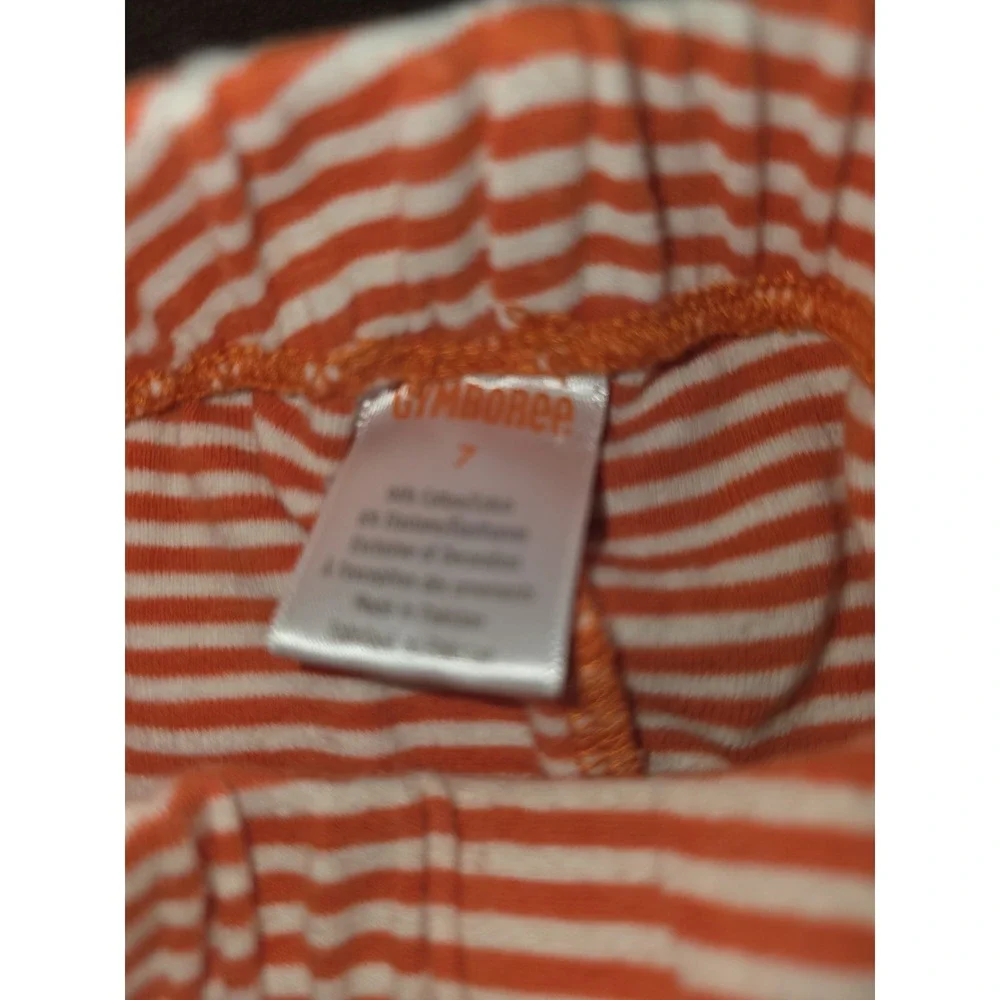 Gymboree lil pumpkin fall Halloween autumn leggings size 7